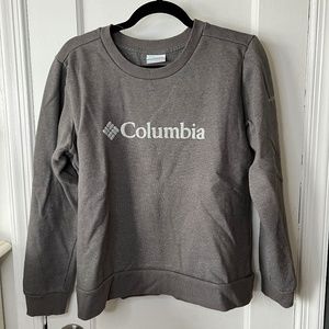 Columbia Pullover Crew Sweatshirt - Gray - Large